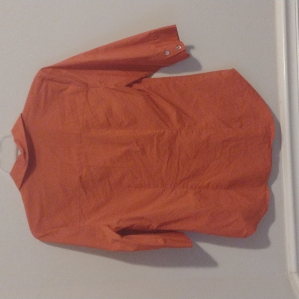 Orange Collared Shirt - Picture 2 of 2